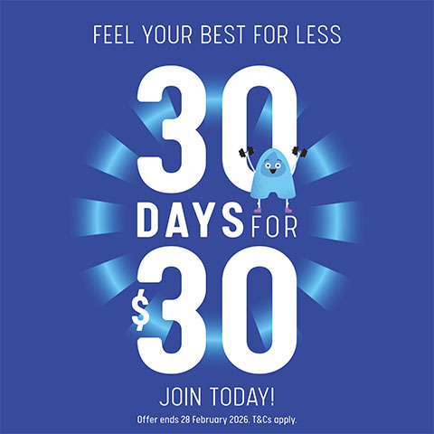 Join 30 days for $30