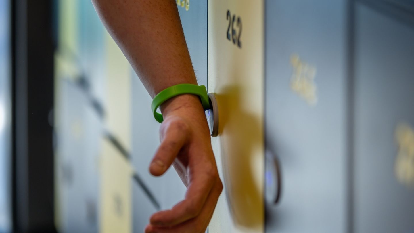 Lockers available for members