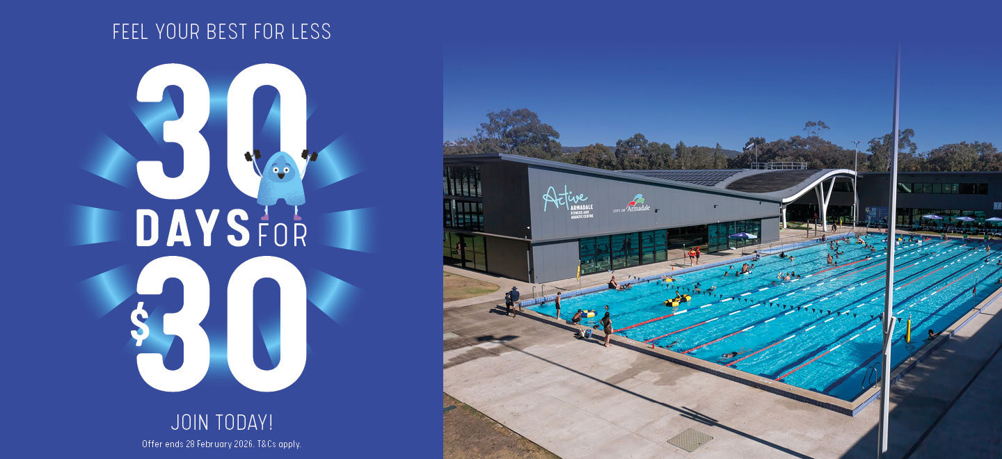 Join 30 days for $30